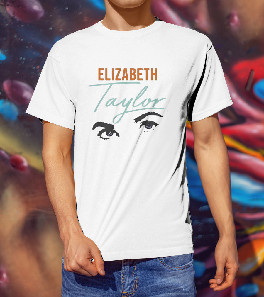Elizabeth Taylor Iconic Eyes And Signature T-Shirt