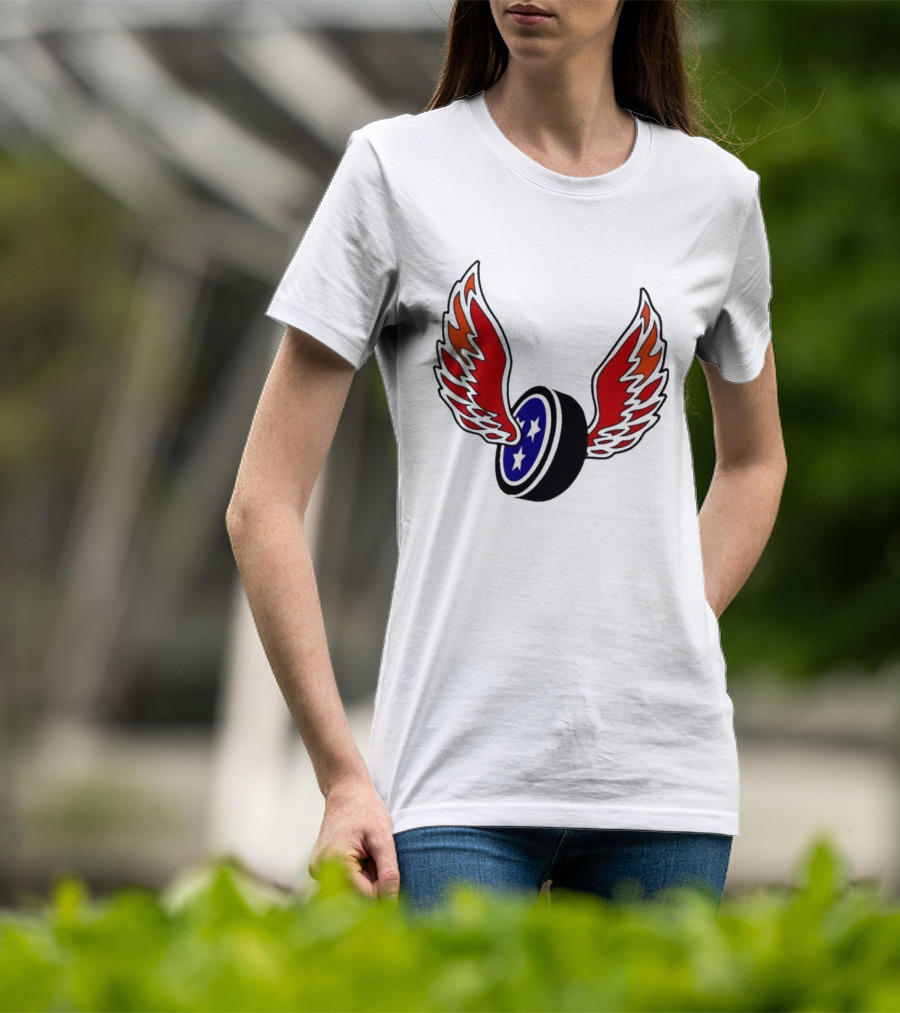 Joey Aguilar Knoxville Speed Three Star Winged Wheel T-Shirt