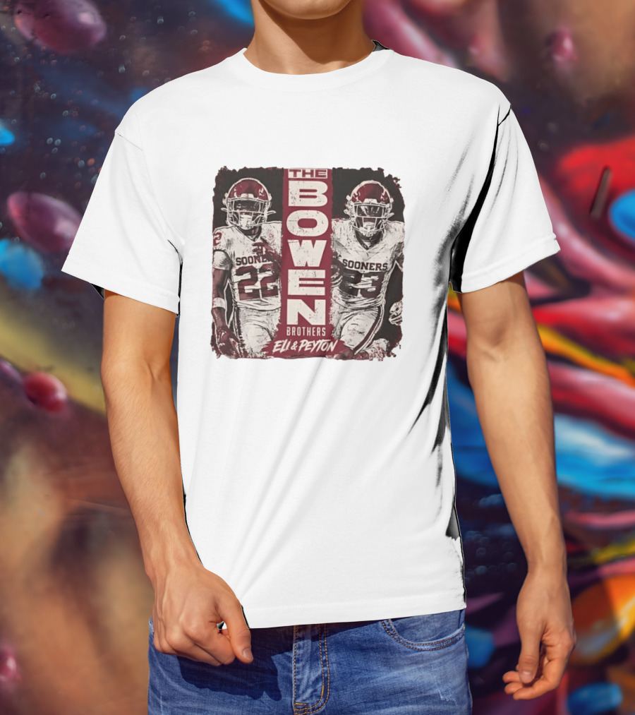 Oklahoma Sooners The Bowen Brothers Eli & Peyton Football Team T-Shirt