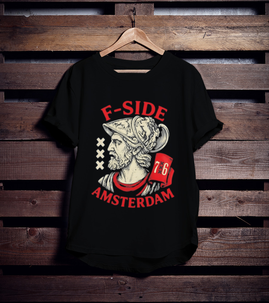 F Side Amsterdam Warrior Helmet 76 T-Shirt