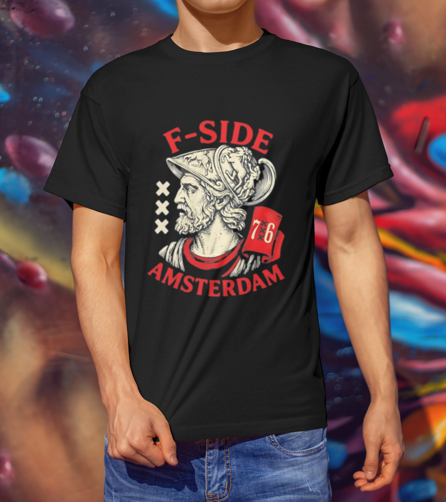 F Side Amsterdam Warrior Helmet 76 T-Shirt