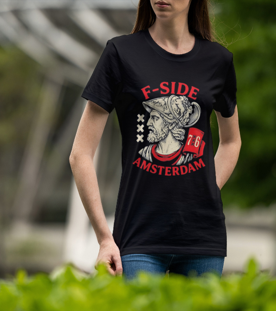 F Side Amsterdam Warrior Helmet 76 T-Shirt