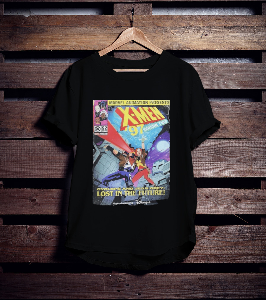 X Men 97 Season 2 Cyclops And Jean Grey Lost In The Future Time Travel Streaming On Disney Plus T-Shirt