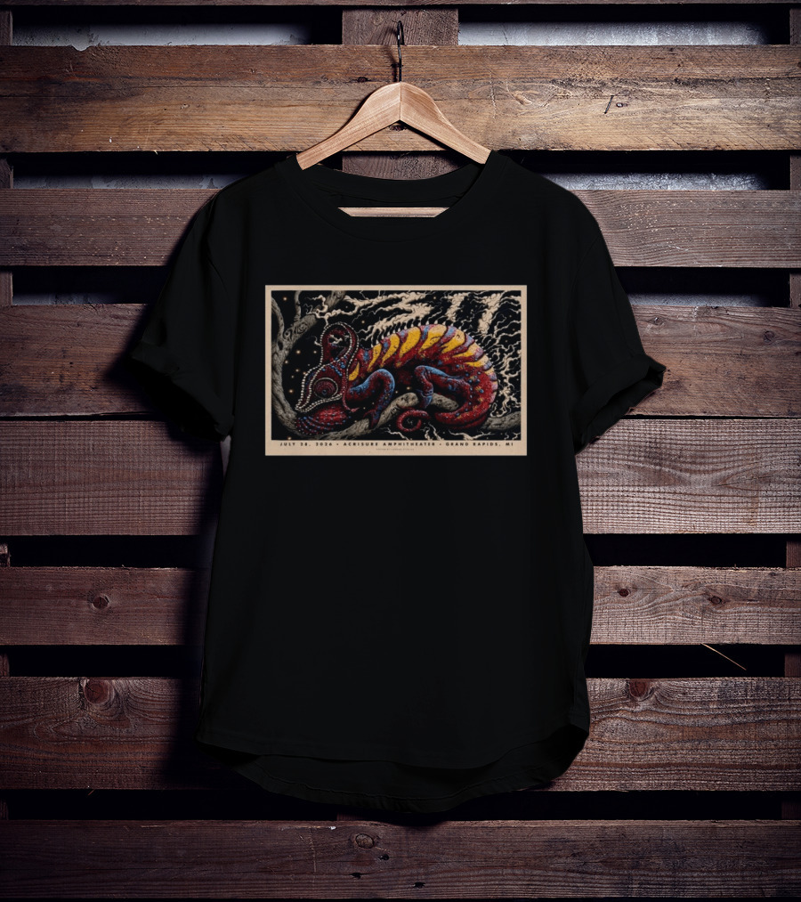 311 Concert July 28 2026 Acrisure Amphitheater Grand Rapids MI Chameleon T-Shirt