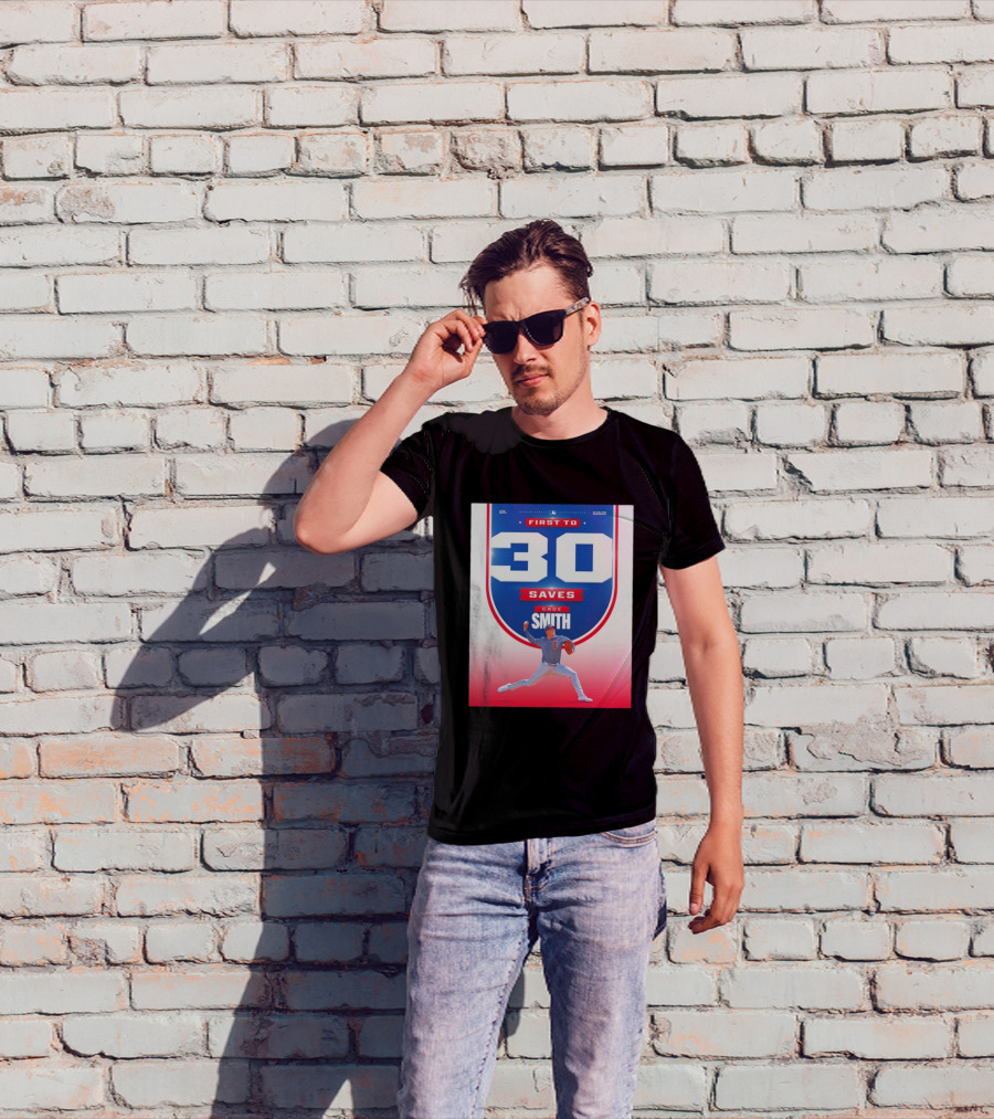 Cade Smith Cleveland Guardians First To 30 Saves Baseball T-Shirt