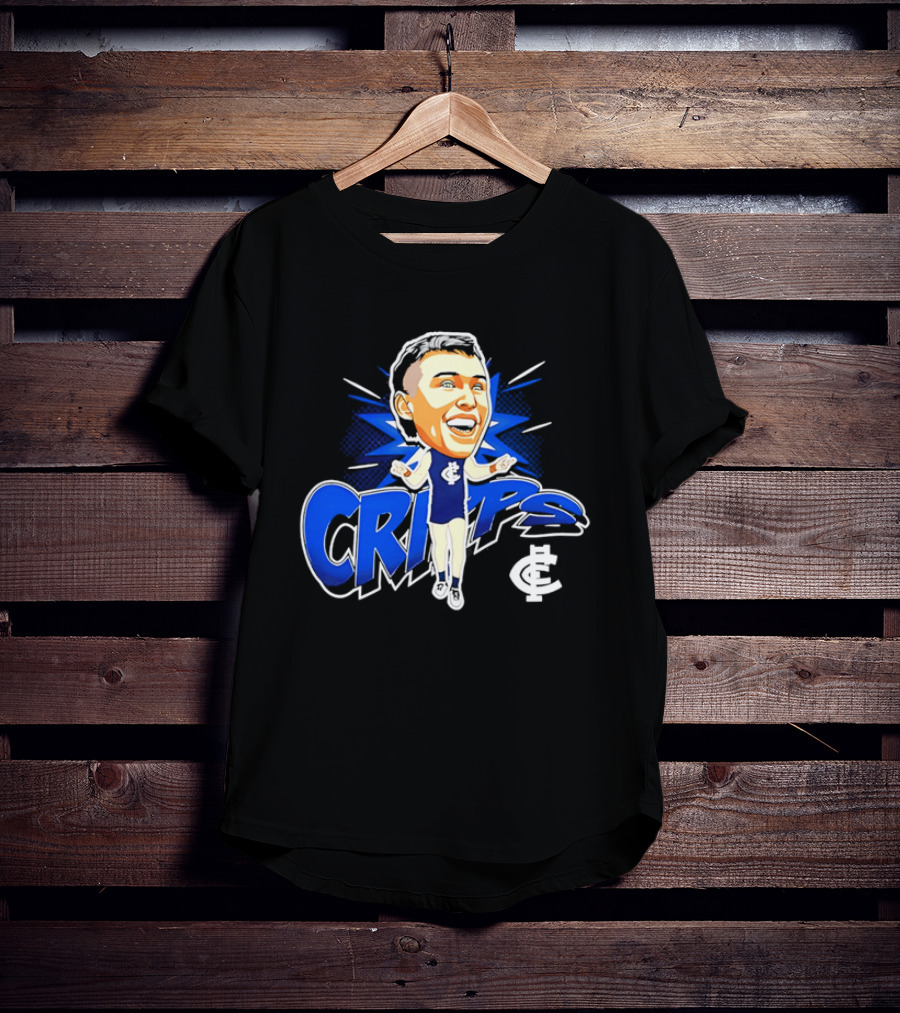 Carlton Football Club Patrick Cripps Caricature Cripps T-Shirt