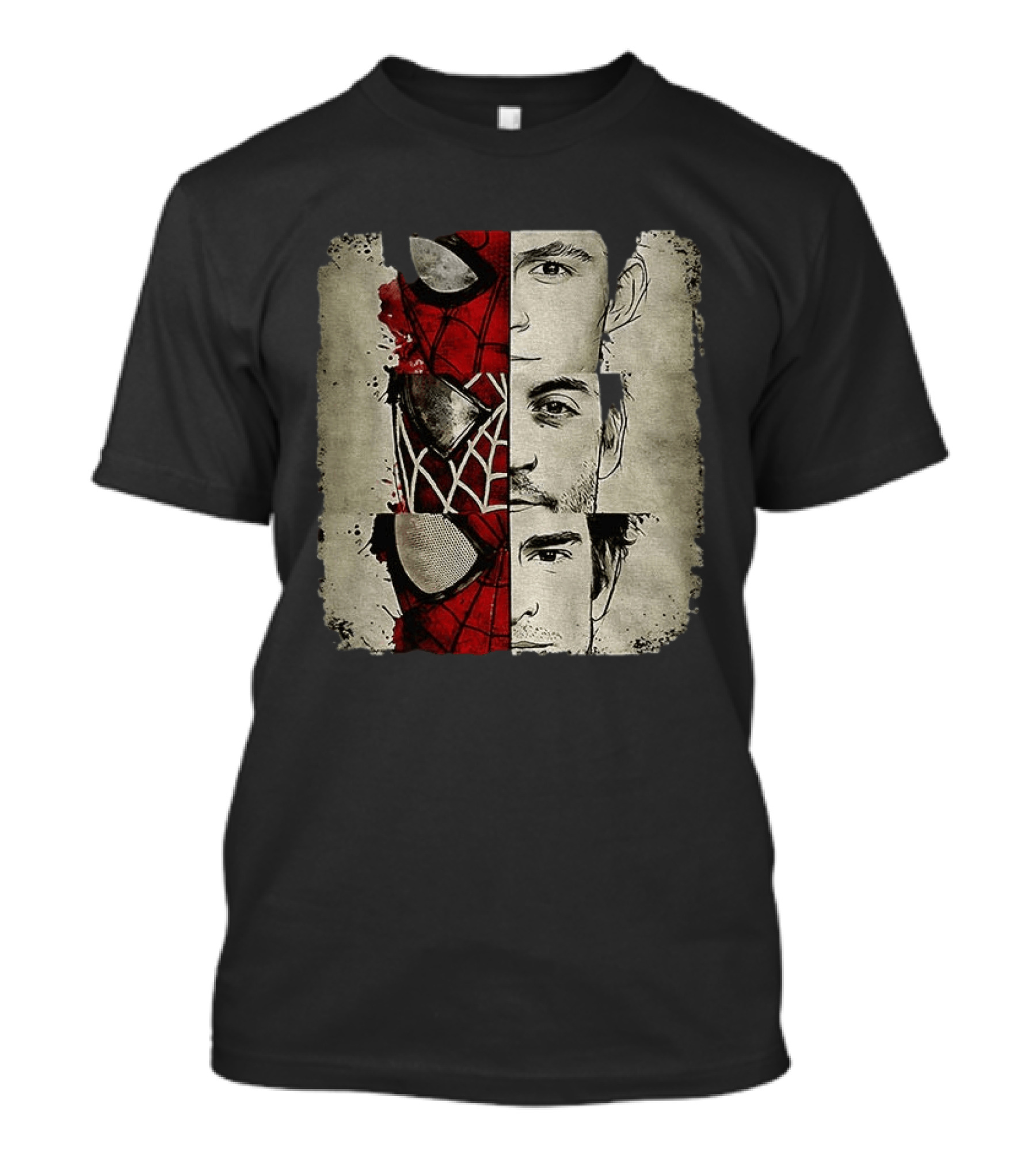 Marvel Avengers Spider Man No Way Home Three Peter Parker Faces Disneyland T-Shirt