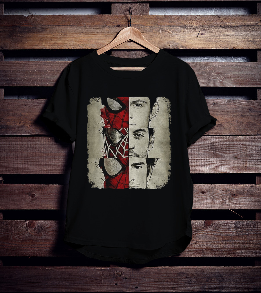 Marvel Avengers Spider Man No Way Home Three Peter Parker Faces Disneyland T-Shirt