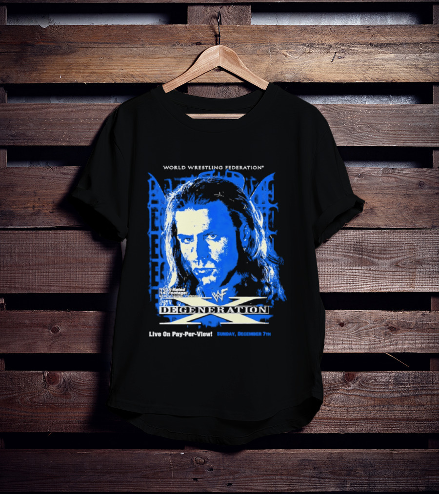 World Wrestling Federation DX Shawn Michaels D Generation X In Your House Pay Per View T-Shirt