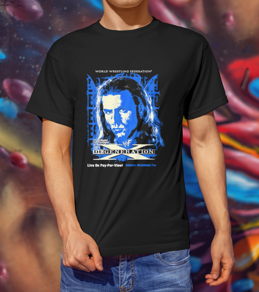 World Wrestling Federation DX Shawn Michaels D Generation X In Your House Pay Per View T-Shirt