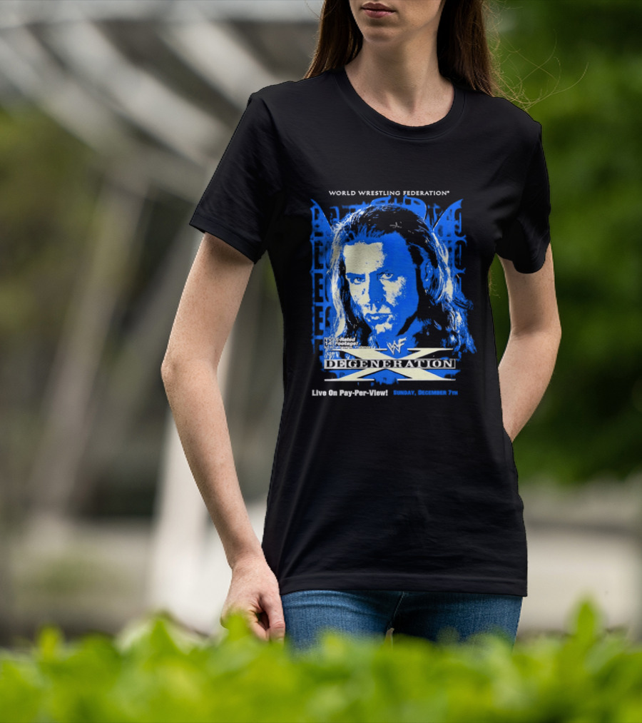 World Wrestling Federation DX Shawn Michaels D Generation X In Your House Pay Per View T-Shirt