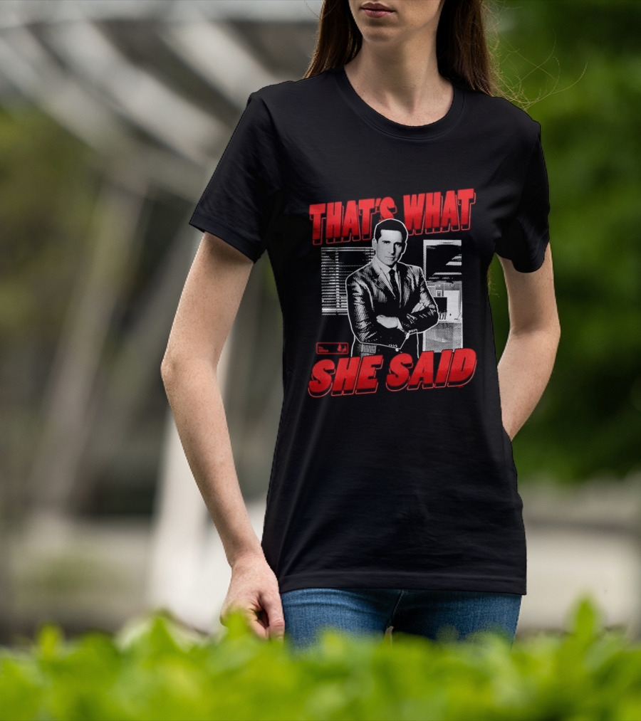Michael Scott That's What She Said The Office Comedy T-Shirt