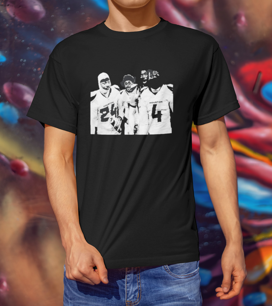 Houston Texans Jalen Pitre Calen Bullock Kamari Lassiter Derek Stingley Jr Signatures T-Shirt
