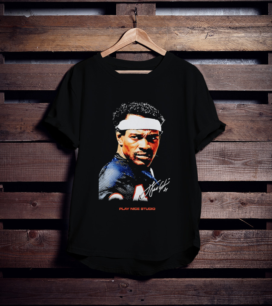 Neville Gallimore Walter Payton 34 Chicago Play Nice Studio T-Shirt