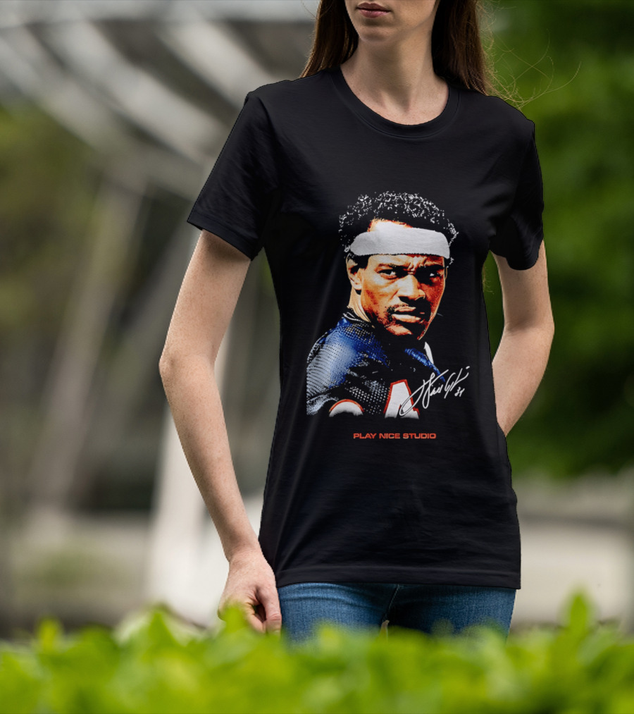 Neville Gallimore Walter Payton 34 Chicago Play Nice Studio T-Shirt