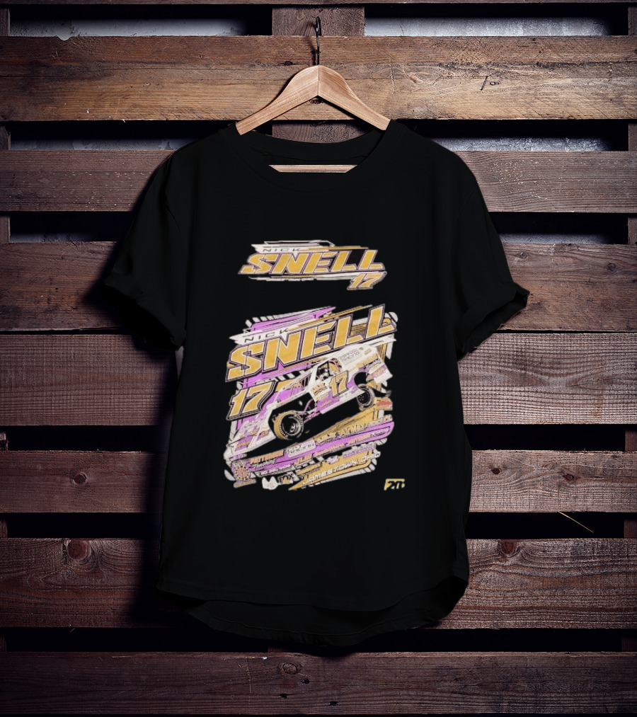 Nick Snell 17 Jamestown Ohio Racing 2024 T-Shirt