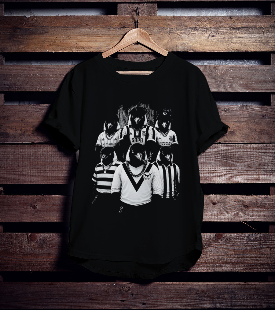 Notts County Gangster Magpies Football Team Characters T-Shirt