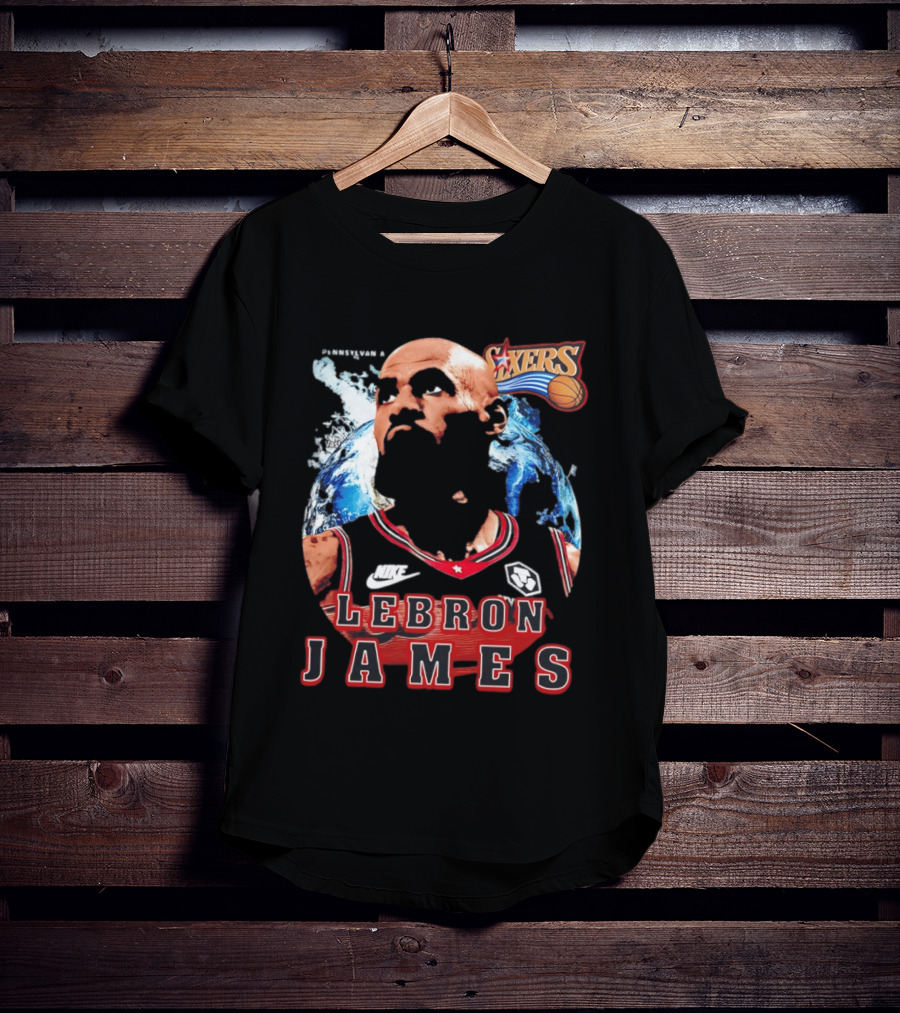 Philadelphia 76ers Nike LeBron James Mashup T-Shirt