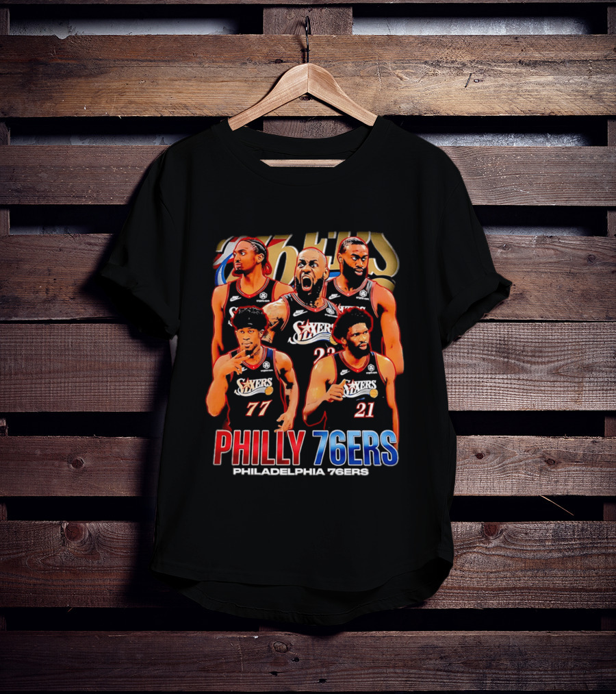 Philly 76Ers Philadelphia 76Ers Lebron James Basketball Team Players T-Shirt