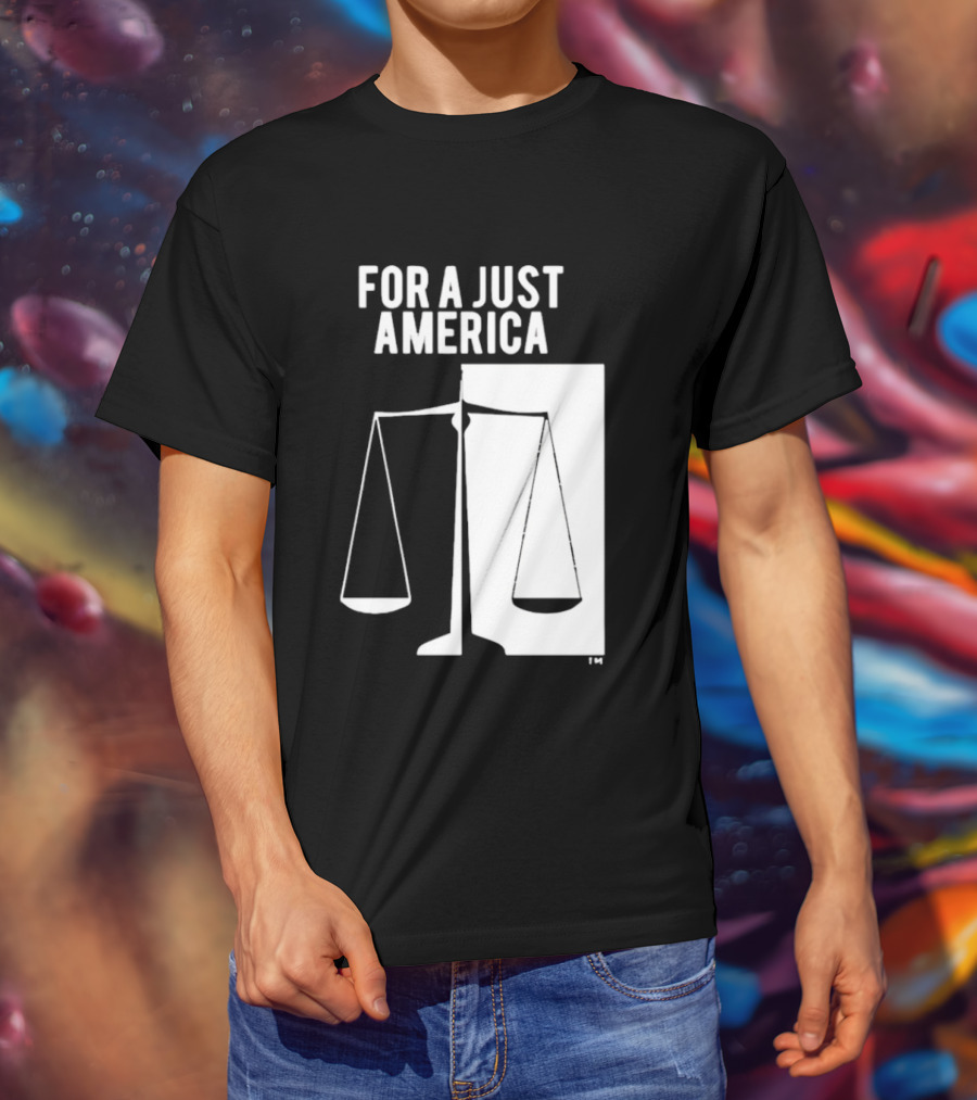 Resist For A Just America Scales Of Justice T-Shirt