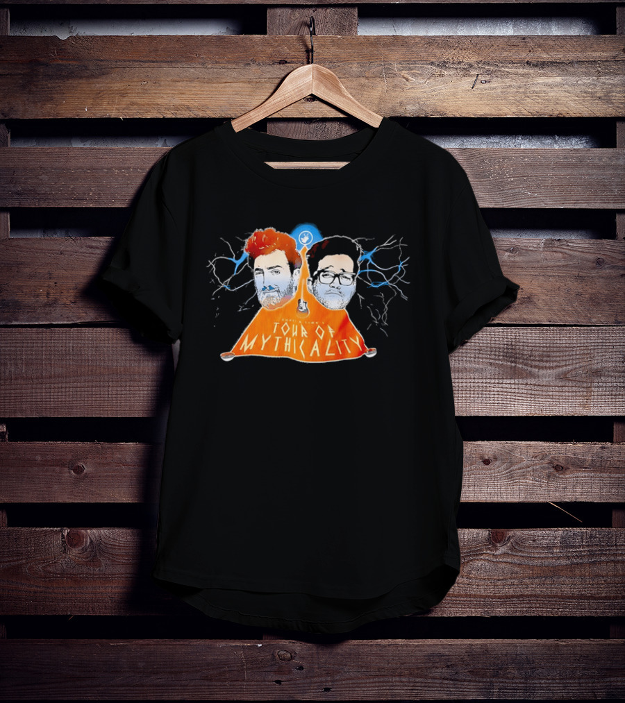 Rhett & Link Ear Biscuits Tour Of Mythicality Lightning T-Shirt