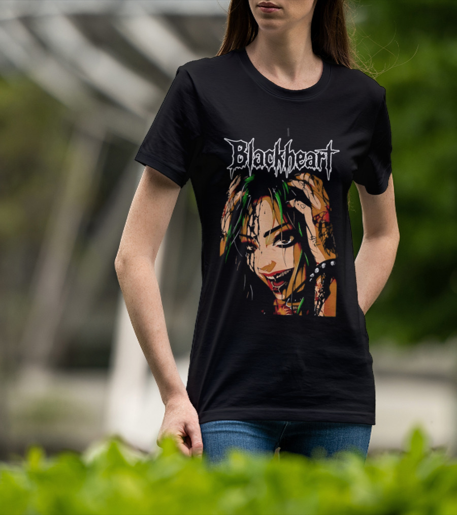 Shotzi Blackheart Knows Blackheart Green Hair T-Shirt