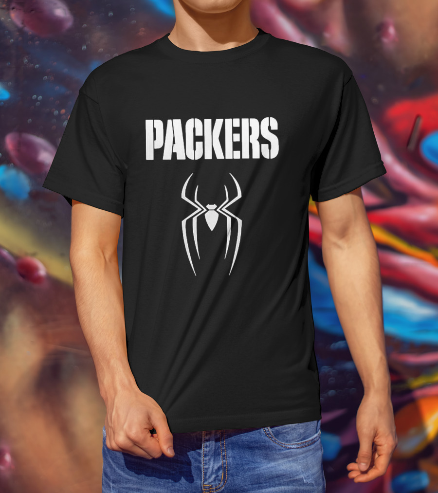 Spider Man Packers Brand New Day T-Shirt