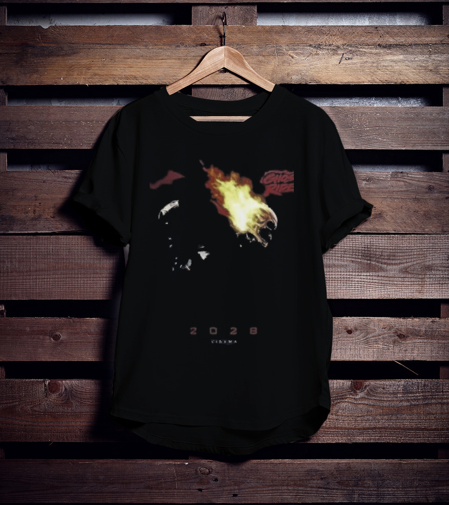2028 Cinema The Batman Part II X Ghost Rider Fire T-Shirt