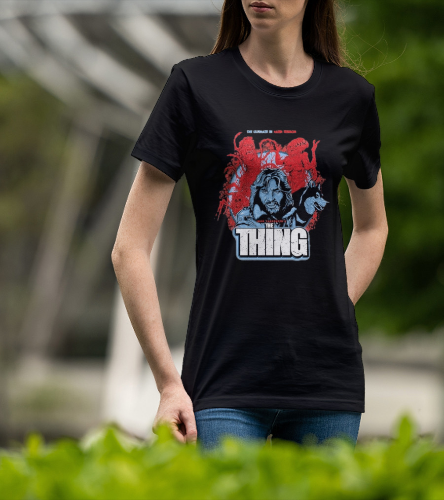 The Thing Ultimate Alien Terror John Carpenter's Classic 1982 Horror Movie T-Shirt