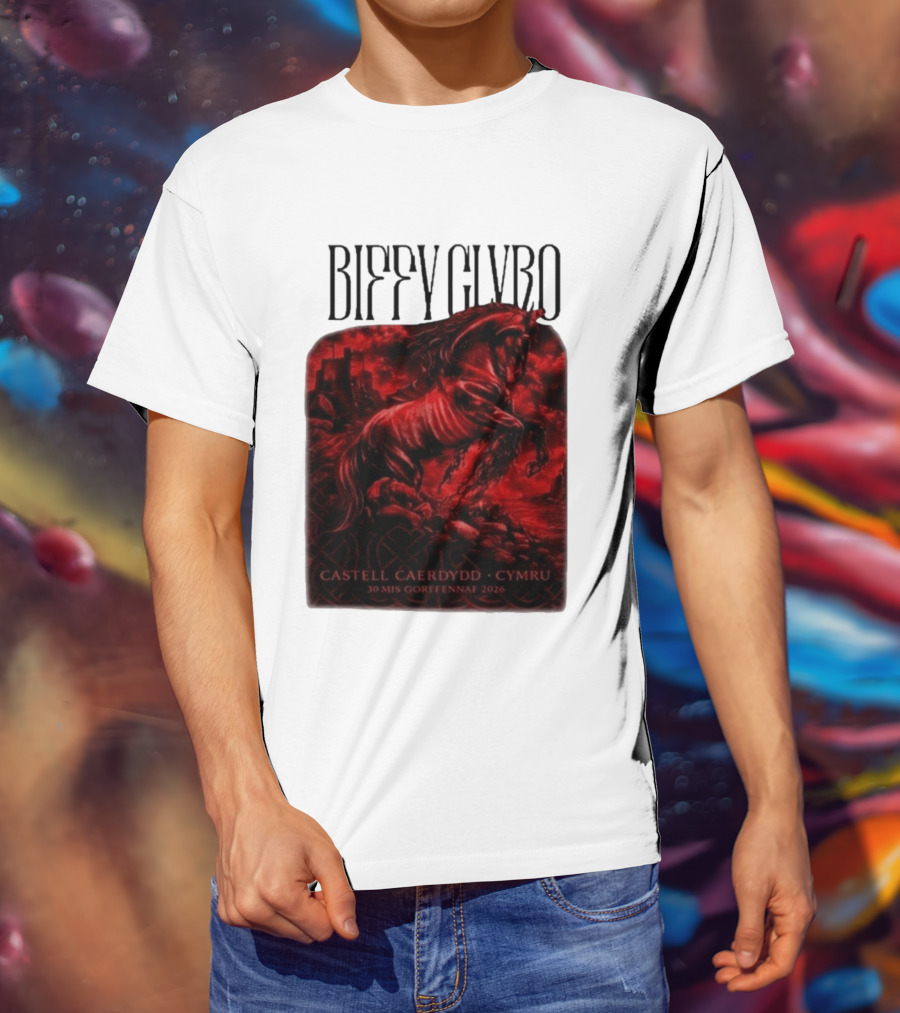 Biffy Clyro Castell Caerdydd Cymru 30 Mis Gorffennaf 2026 T-Shirt