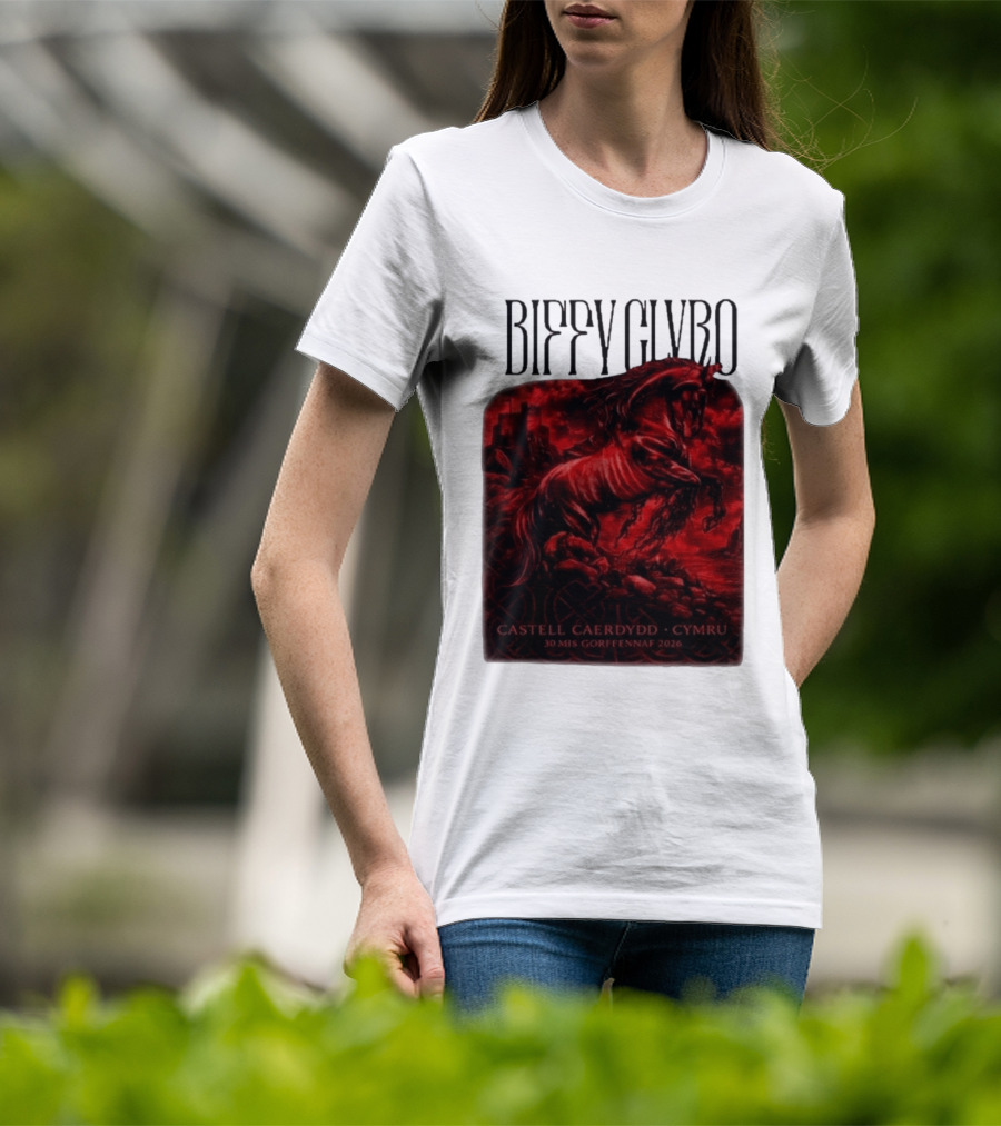 Biffy Clyro Castell Caerdydd Cymru 30 Mis Gorffennaf 2026 T-Shirt