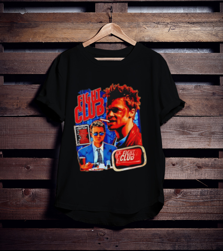 Tyler Durden The Narrator Fight Club Welcome To Fight Club Do Not Talk About T-Shirt