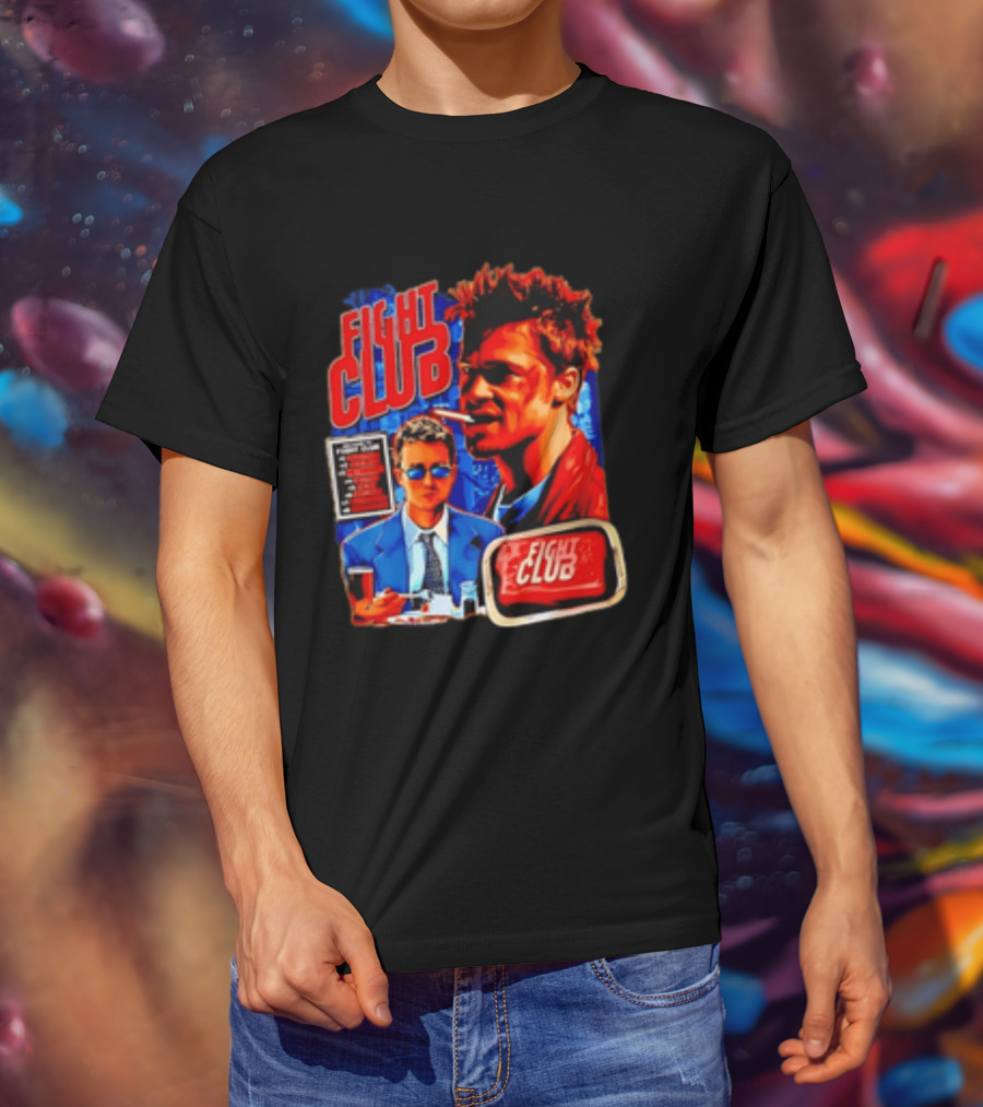 Tyler Durden The Narrator Fight Club Welcome To Fight Club Do Not Talk About T-Shirt
