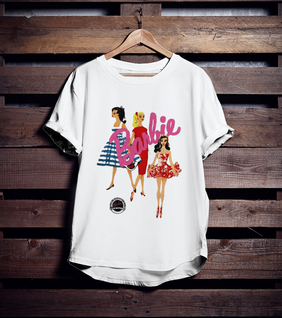 Barbie Vintage Fashion Trio Retro Mattel T-Shirt