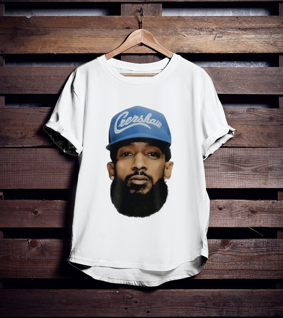 Nipsey Hussle Crenshaw Blue Cap T-Shirt