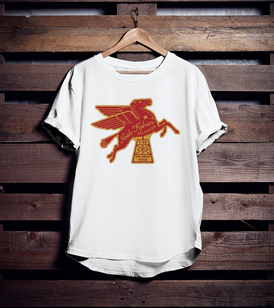 Noah Kahan Arlington July 30 2026 The Great Divide Pegasus T-Shirt