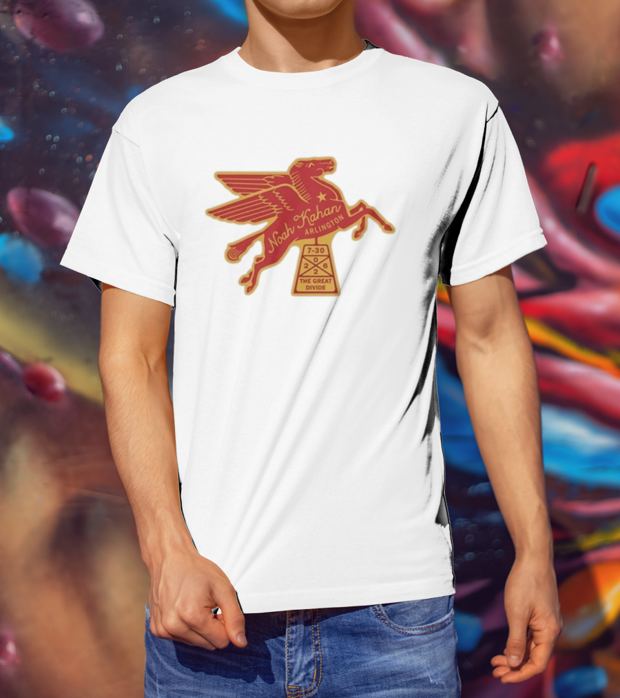 Noah Kahan Arlington July 30 2026 The Great Divide Pegasus T-Shirt