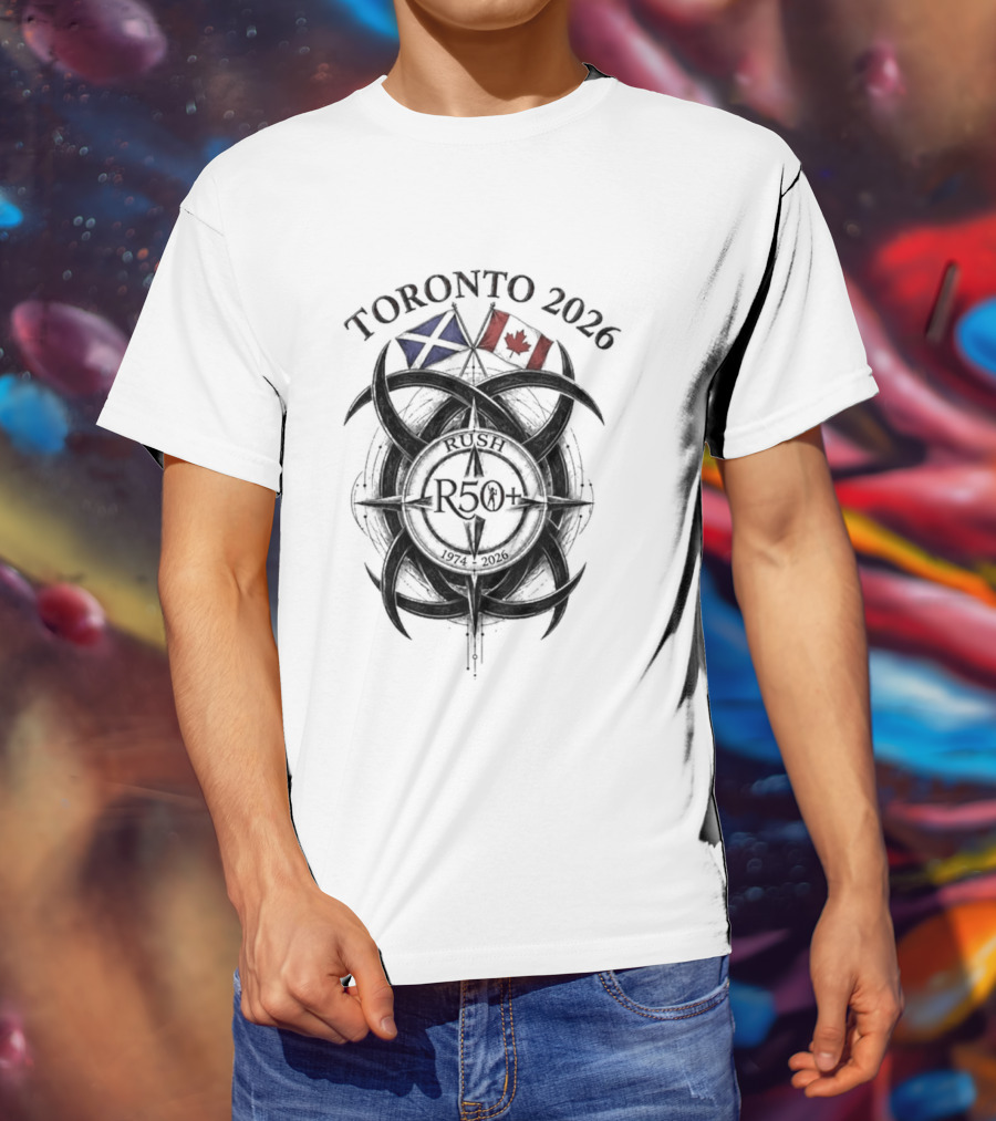 Toronto 2026 Rush R50 Celebration With Flags T-Shirt