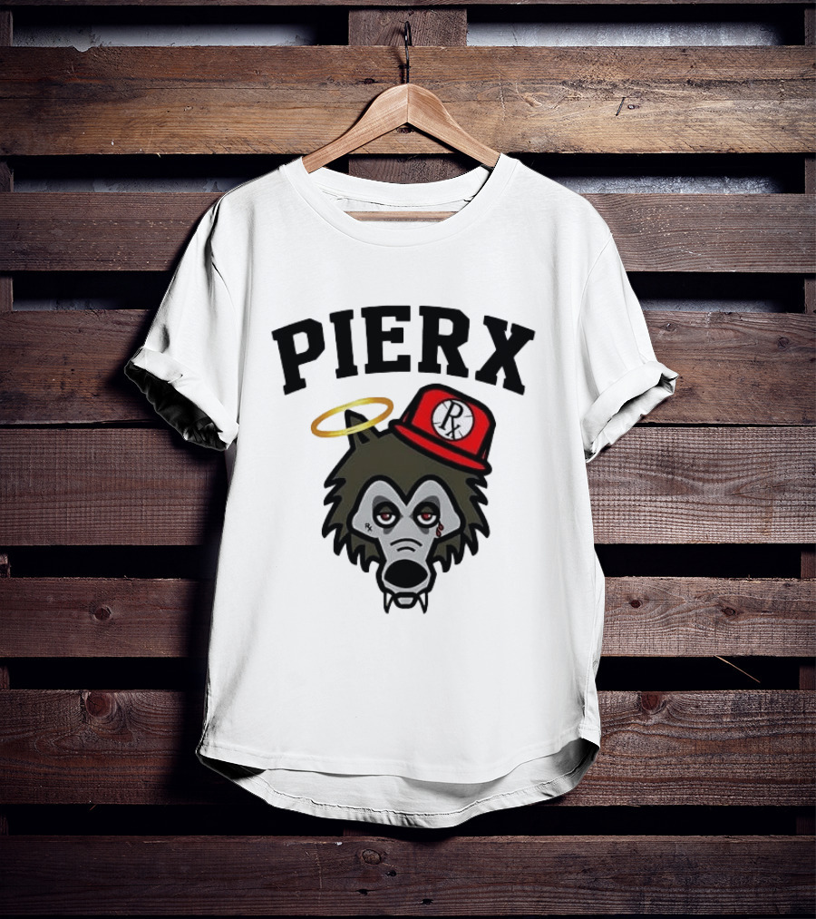 RX Wolf Pierx Halo Red Hat T-Shirt