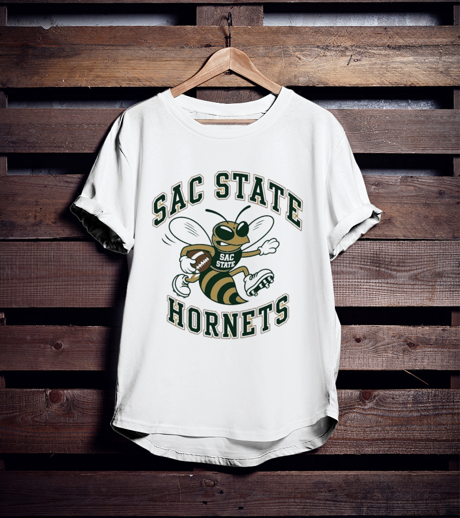Sac State Hornets Football Cartoon T-Shirt