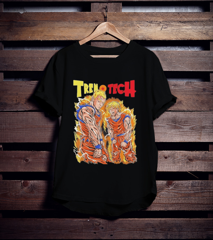 Ghost Racing Dragonball Trentech Fusion Goku Transformation T-Shirt