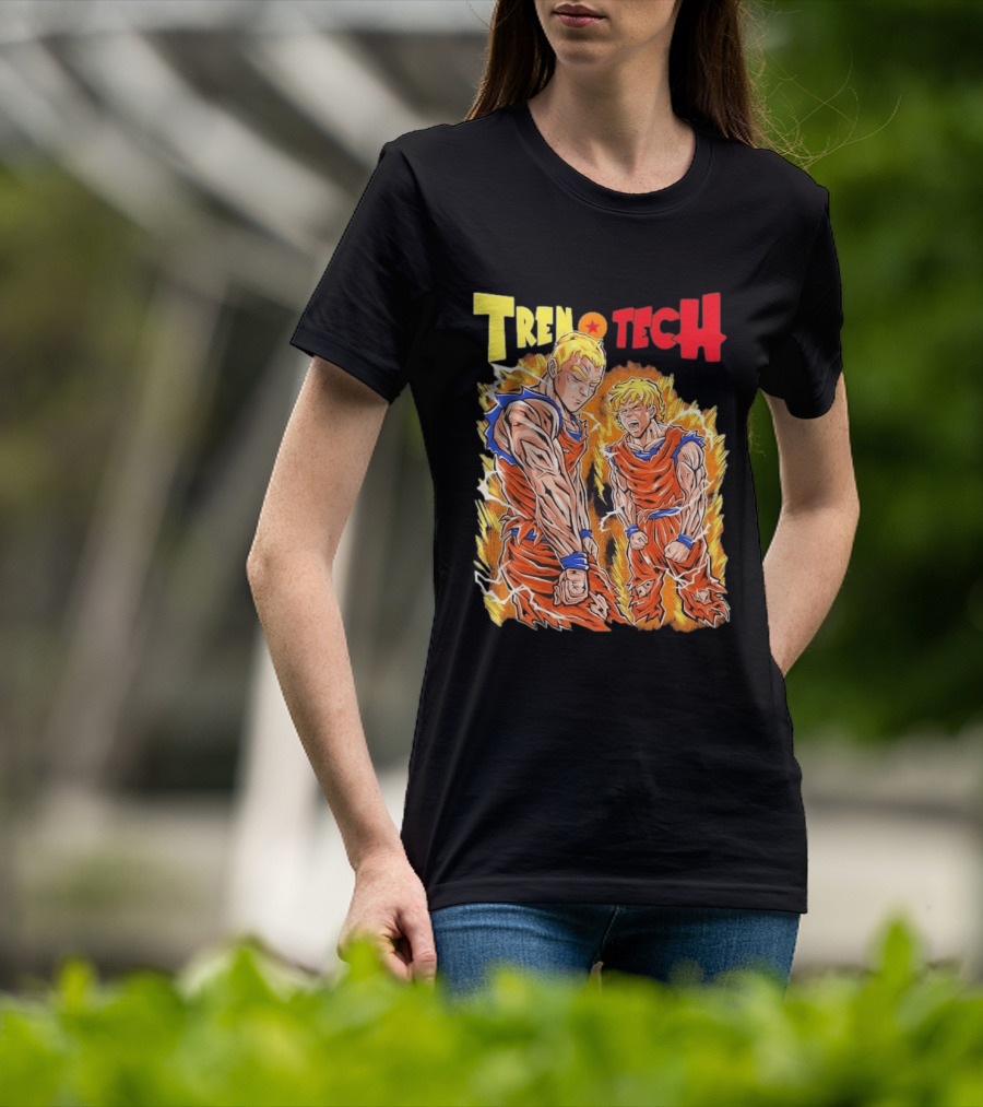Ghost Racing Dragonball Trentech Fusion Goku Transformation T-Shirt