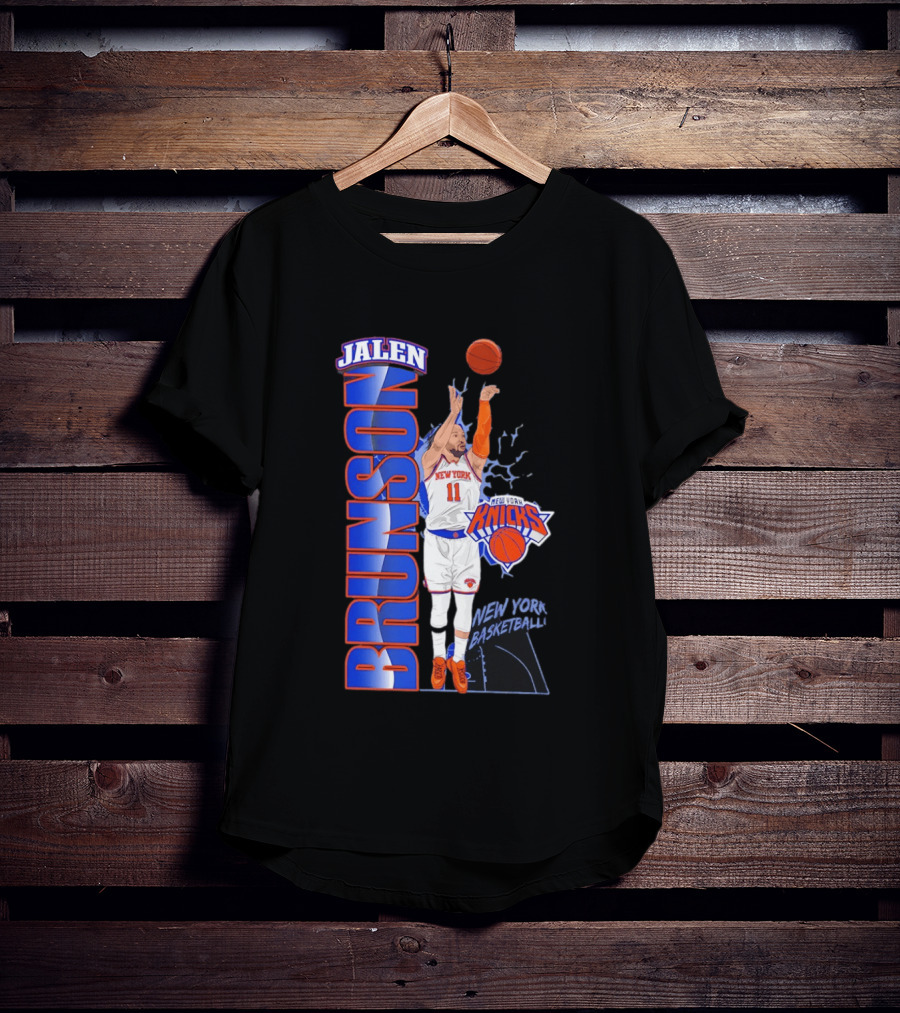 New York Knicks Jalen Brunson Basketball Number 11 T-Shirt