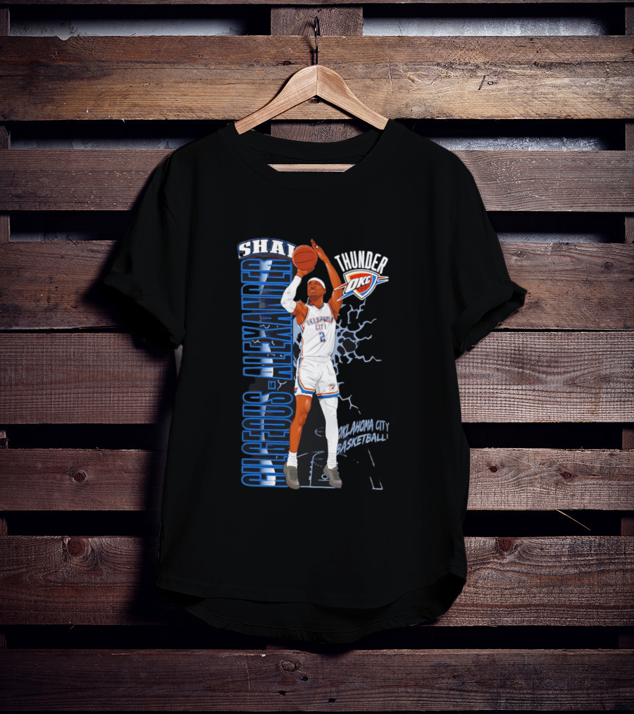 Shai Gilgeous Alexander Oklahoma City Thunder Basketball OKC T-Shirt