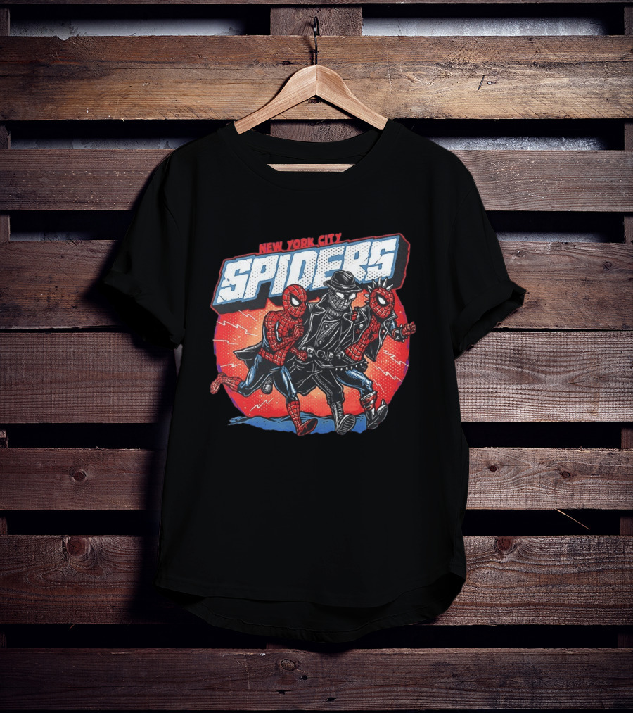 New York City Spiders Spider Man Noir Spider Punk T-Shirt