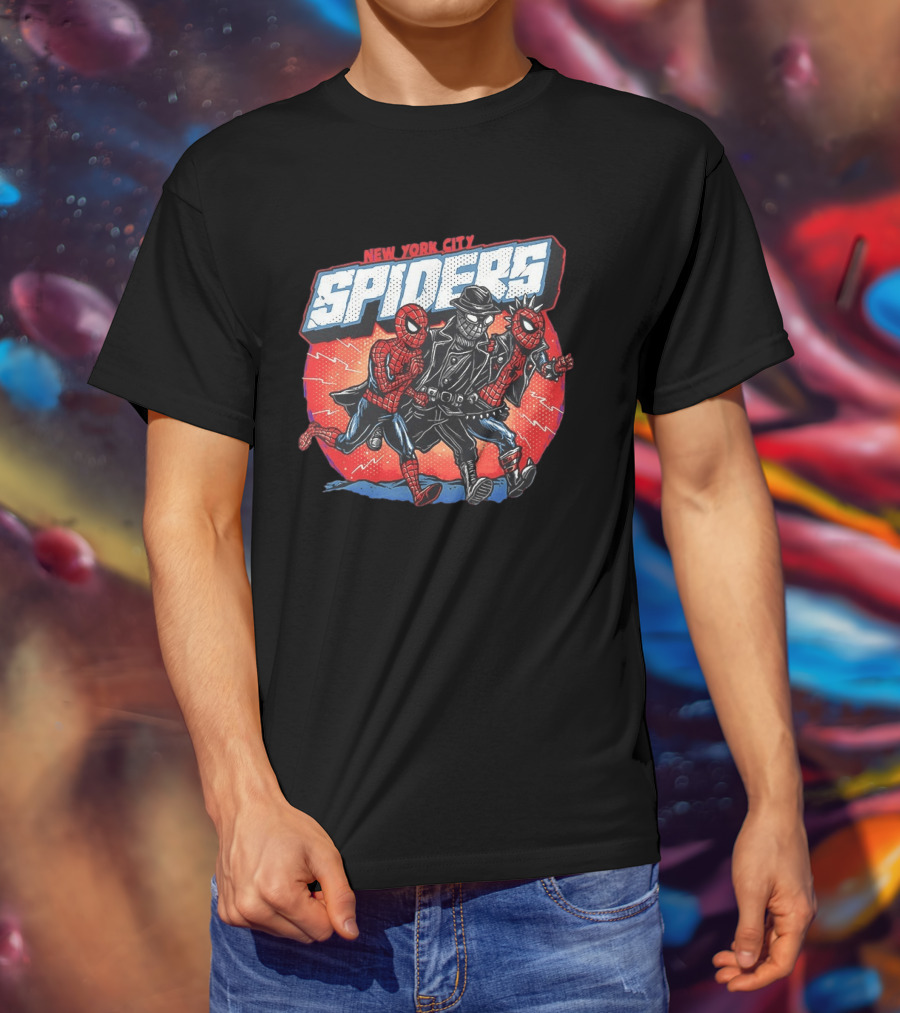 New York City Spiders Spider Man Noir Spider Punk T-Shirt