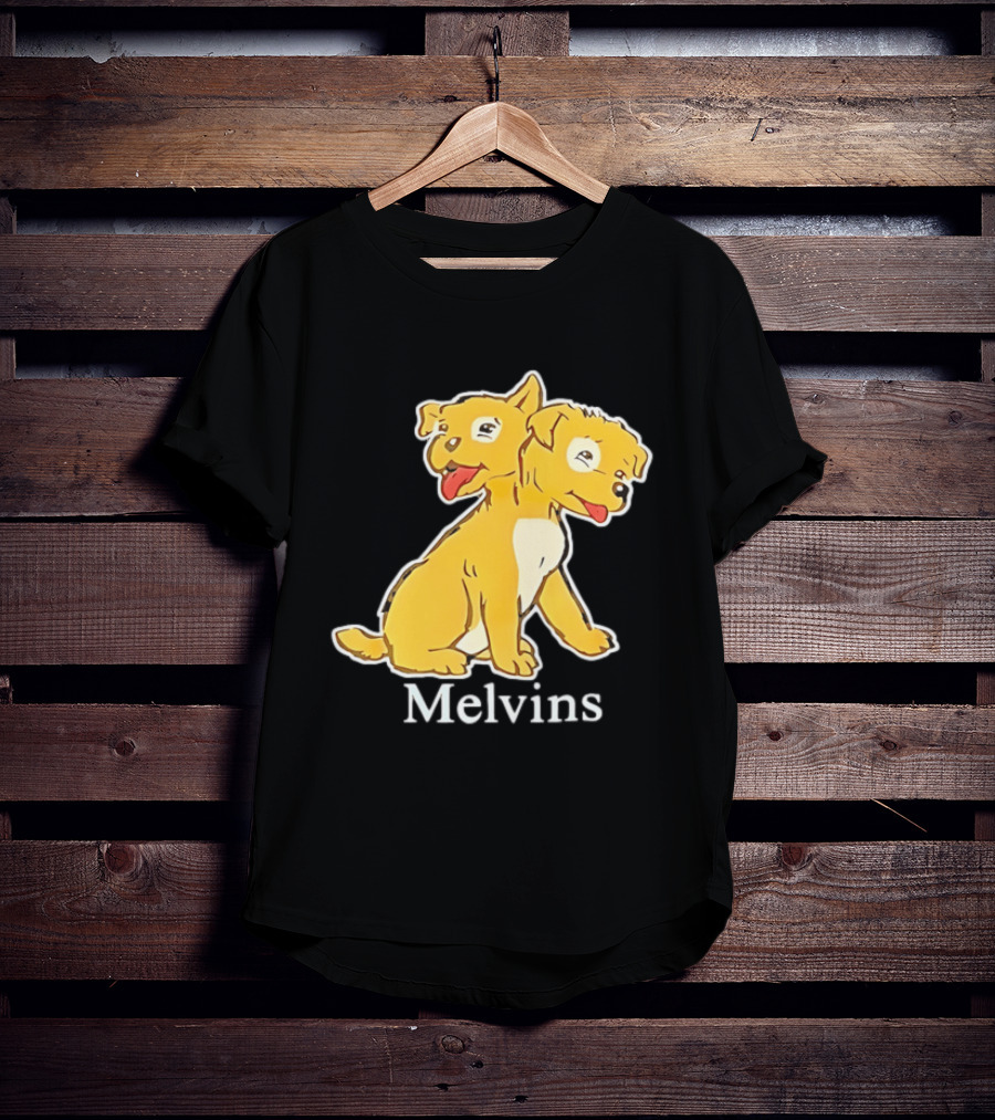 Melvins Two Headed Dog Cartoon T-Shirt