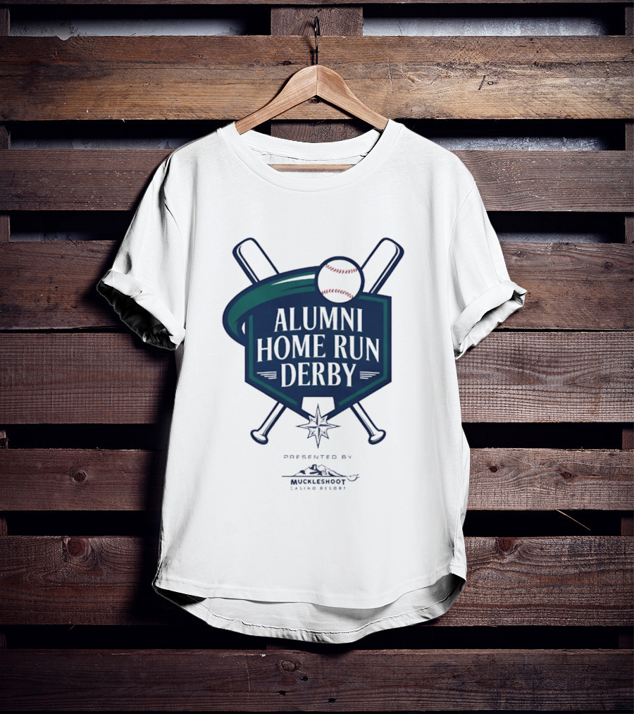 Alumni Home Run Derby Presented By Muckleshoot Casino Resort 2026 Baseball Event T-Shirt