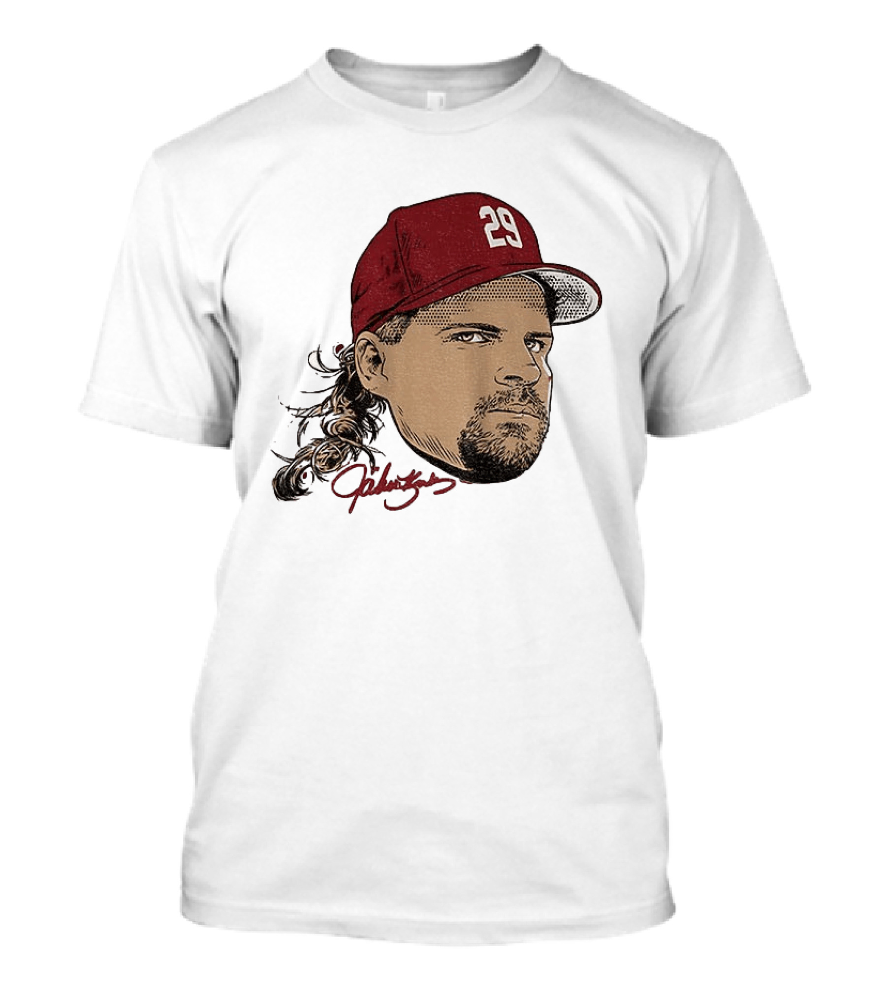 John Kruk 29 Big Face Philadelphia Phillies Baseball Swag MLB 2026 T-Shirt