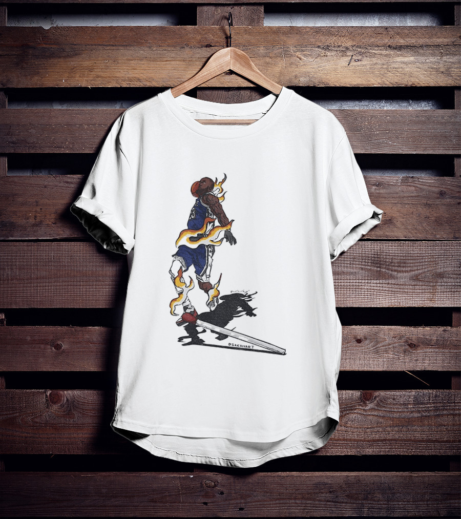 LeBron James Philadelphia 76ers The Match And The Fire NBA 2026 T-Shirt